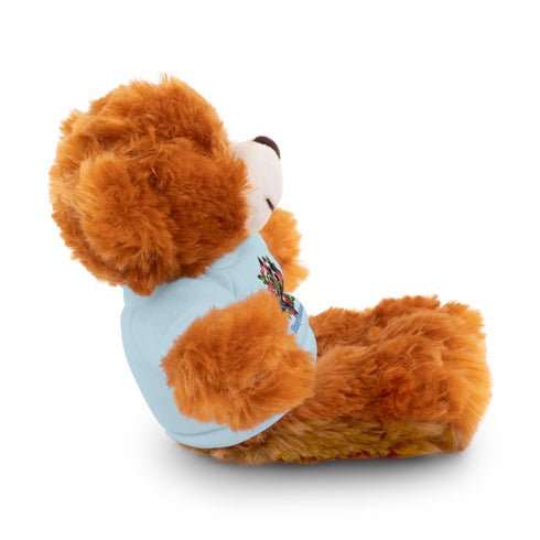 Custom Photo Festive Poinsettia Stuffed Animals with Tee